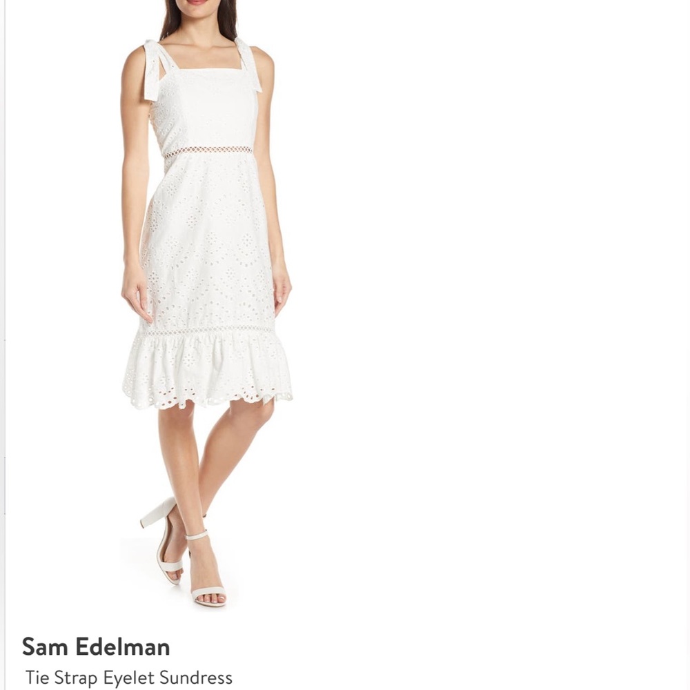 Sam Edelman - White Eyelet Sundress